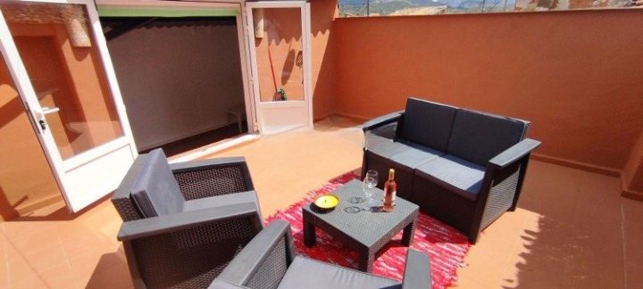 The rooftop terrace at Casa de Mariola